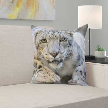 Snow leopard best sale pillow cover